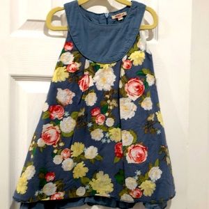 Cute Girls Floral Dress